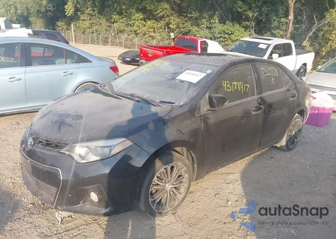 2014 Toyota Corolla S Plus из США, поврежденный, VIN 5YFBURHE9EP042309